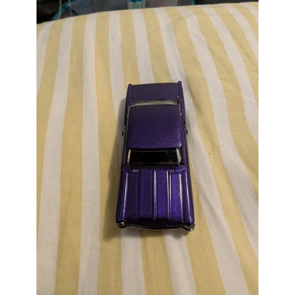 Hot Wheels 2006 Mattel 66 Nova Purple Diecast 1966 Chevy Nova Toy Car